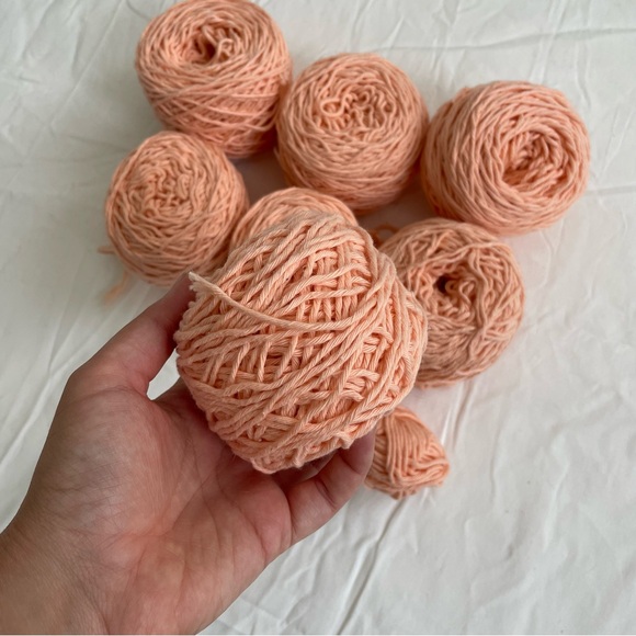 DROPS Paris Cotton Yarn in Peach - Picture 2 of 2